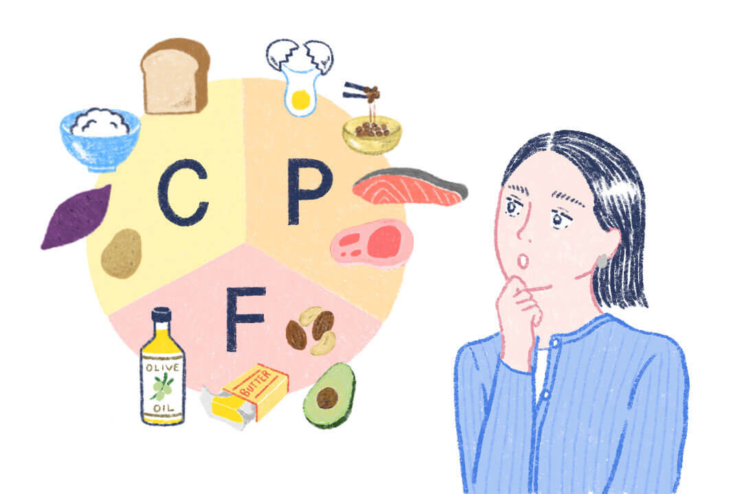 3大栄養素（PFC）からバランスよくエネルギーを摂取する