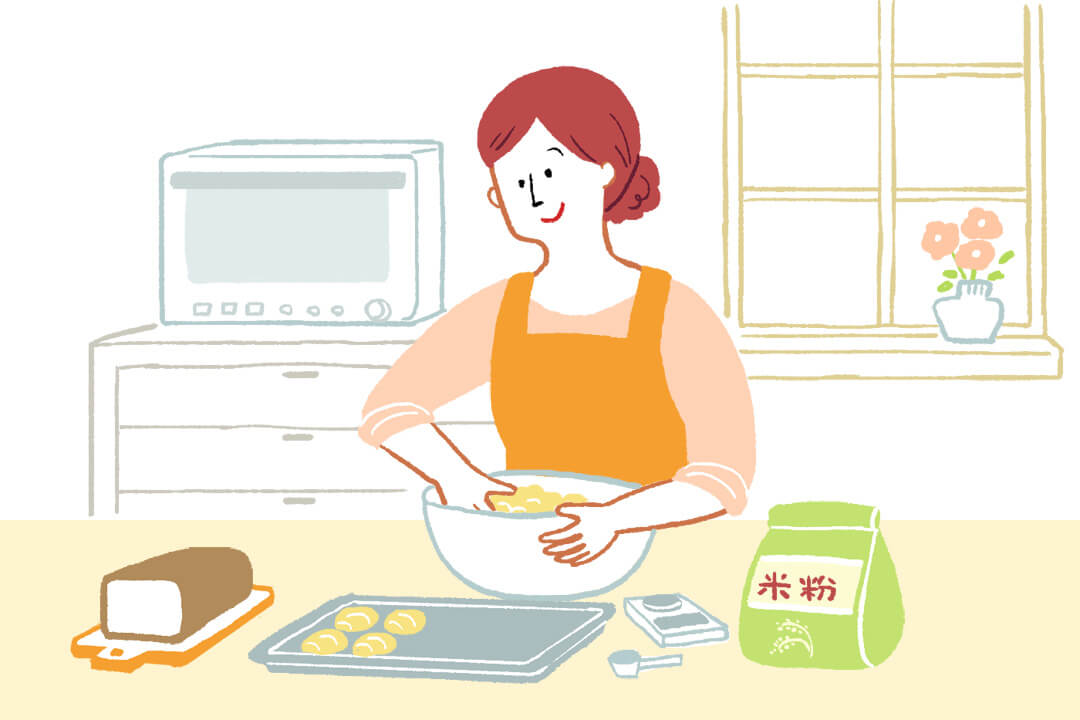 自炊のときにグルテンフリーにするなど、自分に合ったグルテンフリーの取り組み方を見つけて