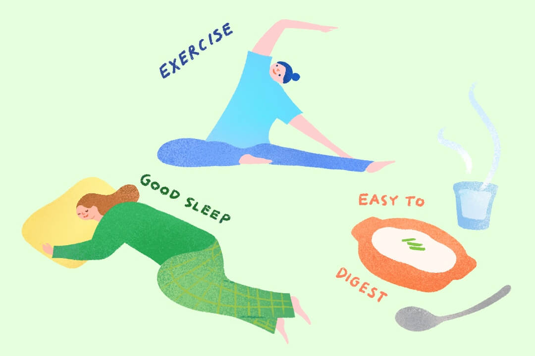 7つの休養モデル（休息タイプ・運動タイプ・栄養タイプ）