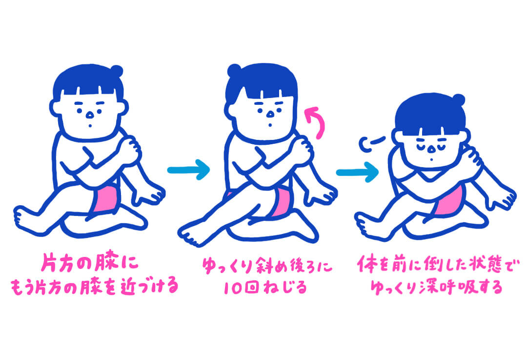 脱力トレーニング５：お尻のストレッチ